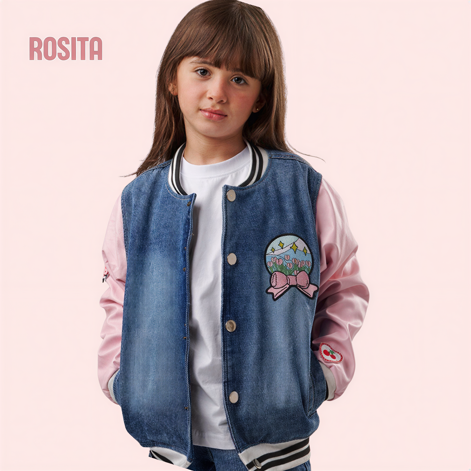 جاكت جينز كمام قماش